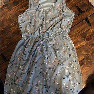 Maurices Kids Casual Dress - Gray and Pink Floral